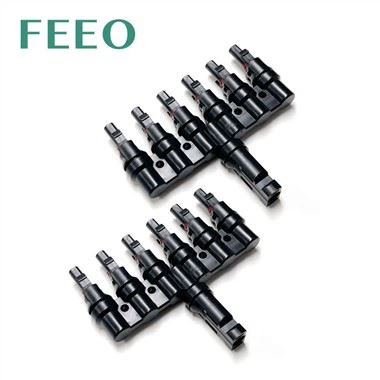 Cysylltydd Cangen IP67 Chwech i Mewn Ac Un Allan