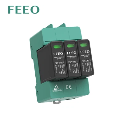 Dyfais amddiffynydd ymchwydd DC SPD DC o ansawdd uchel2 3P 1000VDC